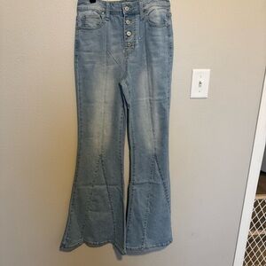 Altar'd State Janice Denim Flare Jeans Size:25